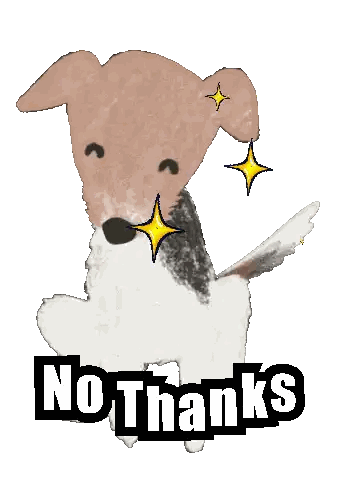 Dog Drawing No Thanks