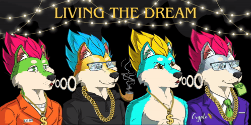 Dog Friends Living The Dream GIF