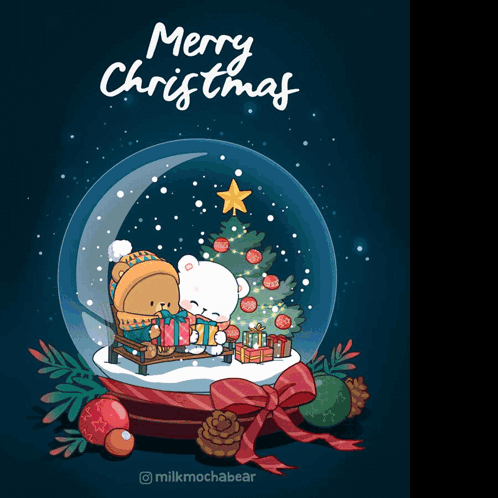 Dog Holding Sign Saying Merry Christmas