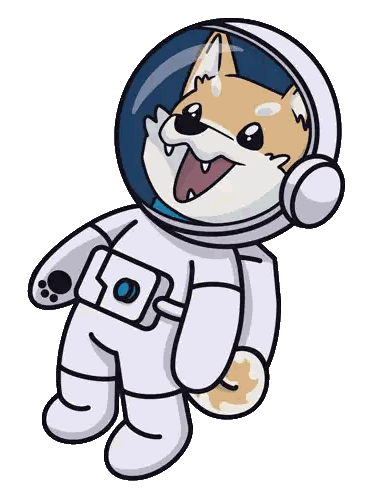Dog in Astronaut Suit
