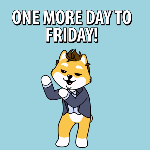 Dog in Tuxedo One More Day to Friday