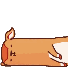 Dog Lying Down with Letter H