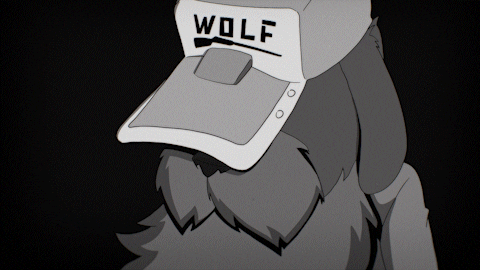 Dog Man Wolfstride Animation GIF