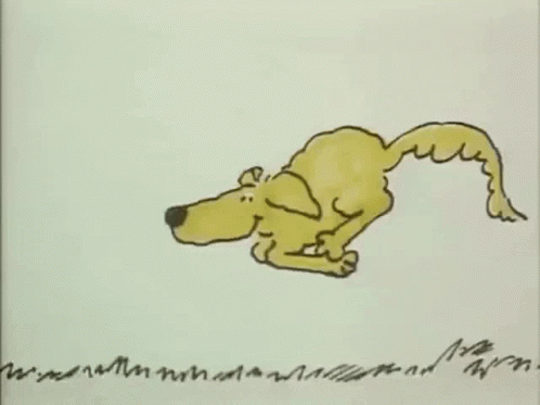 Happy Dog Running GIF