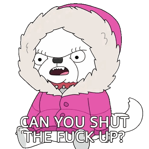 Dog Saying Can You Shut Up