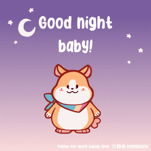 Dog Saying Good Night Baby GIF
