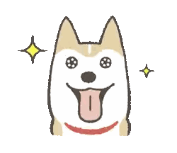 Dog Smiling and Tongue Out
