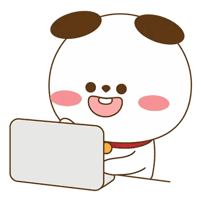 Dog Using Laptop