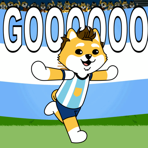 Dog Wearing Argentina Shirt GIF