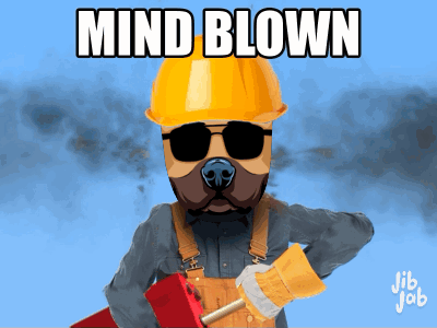 Dog Wearing Hard Hat and Sunglasses