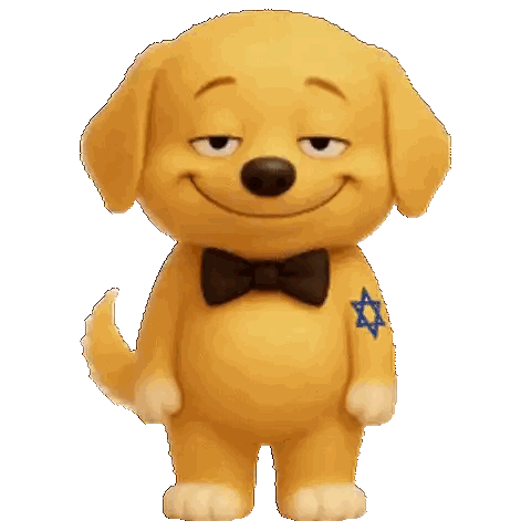 Dog With Bow Tie and Blue Star Tattoo