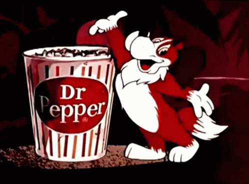 Dog With Dr Pepper Popcorn GIF