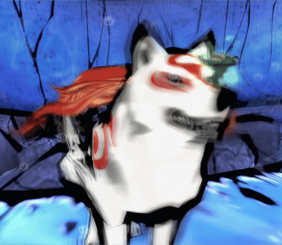 Dog With Red Scarf