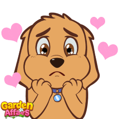Dog With Sparkling Eyes Love GIF