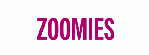 Dog Zoomies Animated Calligraphy GIF