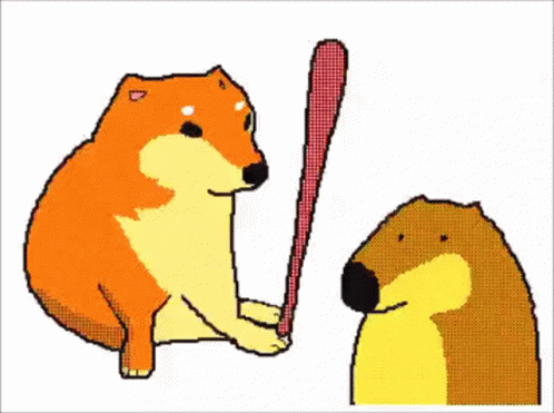 Doge Bonk Cartoon GIF