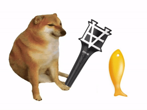 Doge Bonk The Fish Cartoon GIF