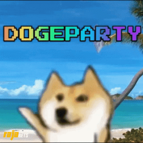 Doge On Island GIF