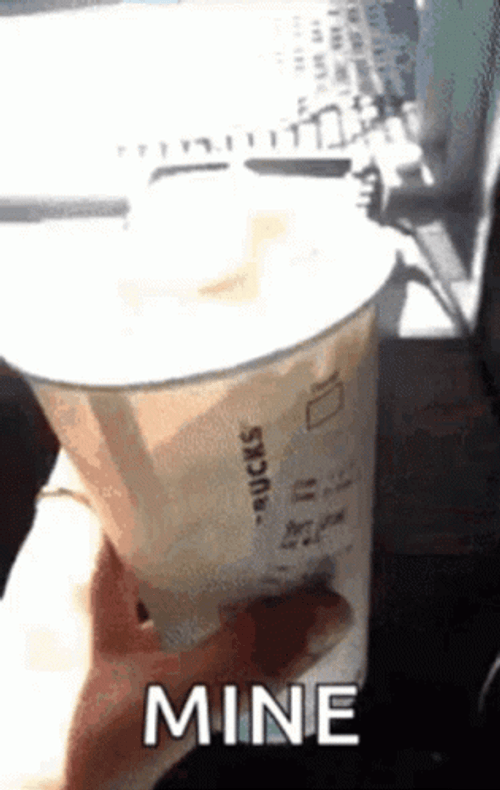 Doggy Mine Starbucks Puppuccino  GIF