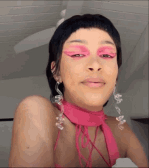 Doja Cat Beat Face Forced Agreeing Nod GIF