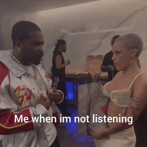 Doja Cat Me When Not Listening GIF