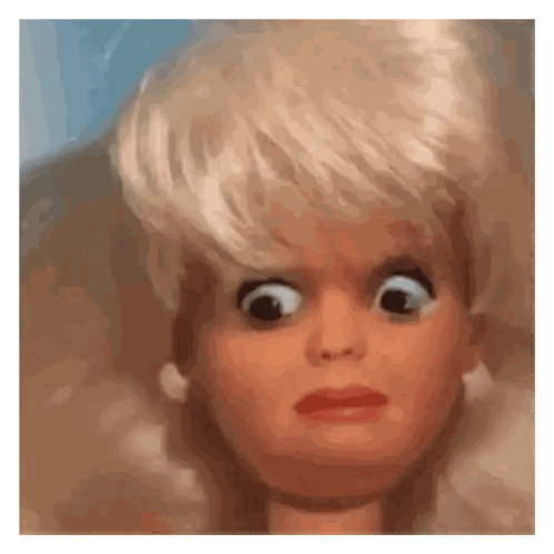 Doll Face with Surprised Expression