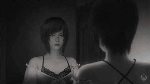 Doll Ghost Face GIF