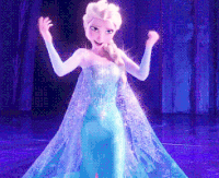Doll In Blue Dress Dancing GIF