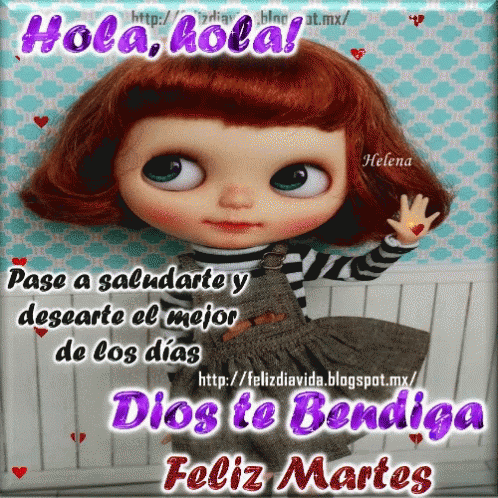 Doll Saying Hola Hola GIF