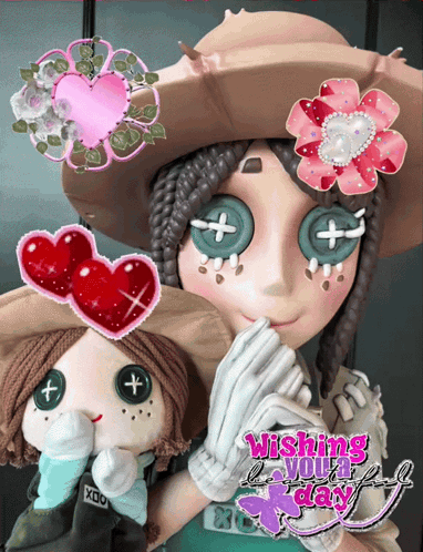 Doll Wishing You a Beautiful Day