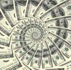 Dolla Dolla Bill Yall Dollar Bills Spiral GIF