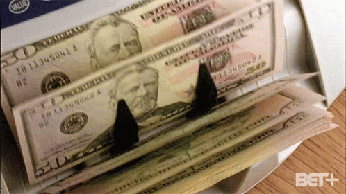 Dollar Bill Counting Machine GIF