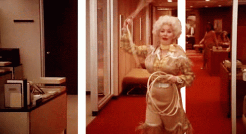 Dolly Parton Cowgirl Tie GIF