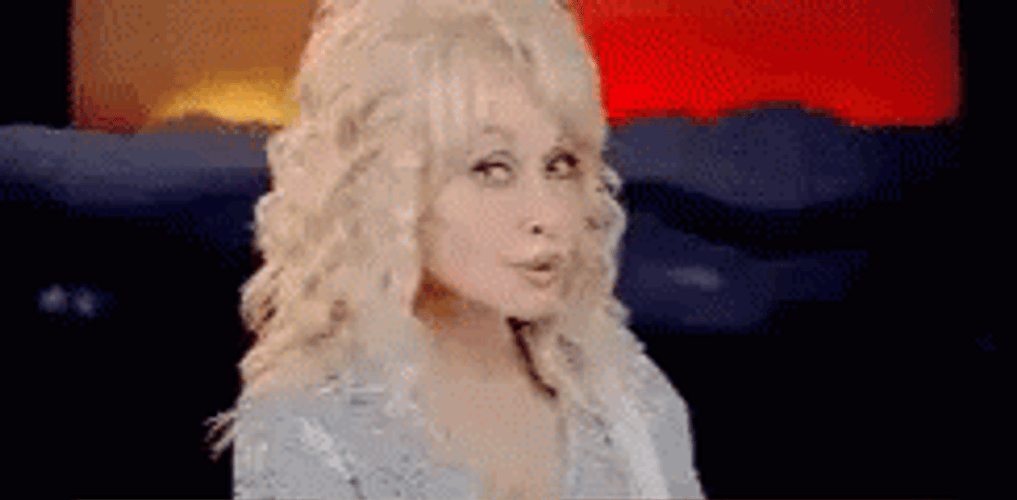 Dolly Parton Wink And Smile GIF