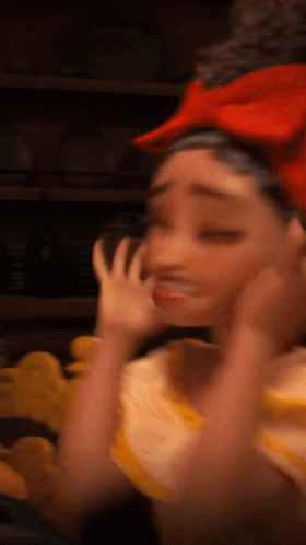 Dolores Covering Her Ears GIF