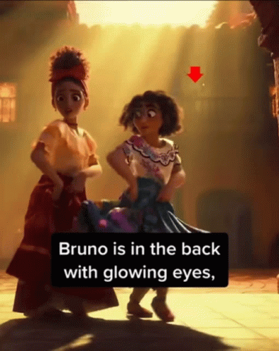 Dolores Encanto And Mirabel With Bruno GIF