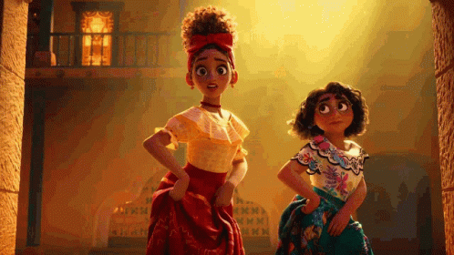 Dolores Grabbing Mirabel Dance GIF