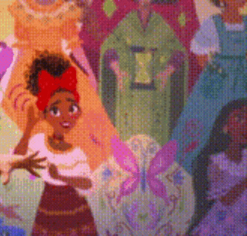 Dolores Hand On Ear GIF