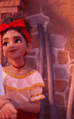 Dolores Holding Someone's Arms GIF