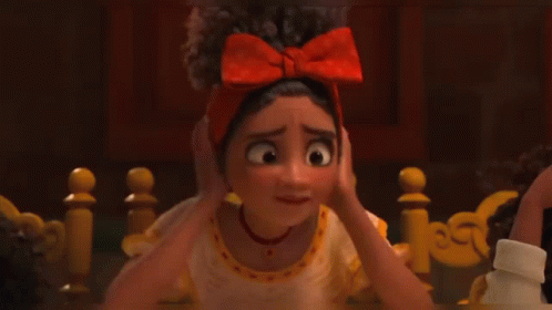 Dolores Madrigal Covering Ears GIF