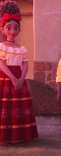 Dolores Madrigal Smiling Reaction GIF