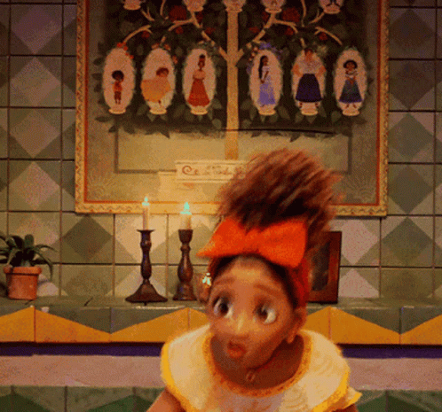 Dolores Standing Up Hair Bounce GIF