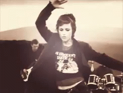 Dolores The Cranberries Black Hoodie GIF