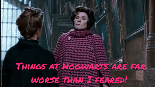 Dolores Umbridge Harry Potter GIF