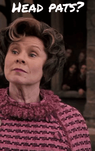 Dolores Umbridge Head Pats GIF
