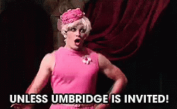 Dolores Umbridge Is Invited GIF