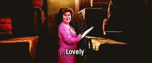 Dolores Umbridge Lovely GIF