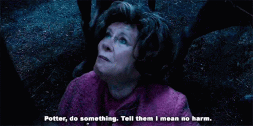 Dolores Umbridge Potter Do Something GIF