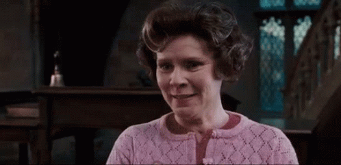 Dolores Umbridge Sighing GIF