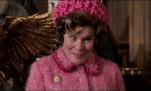 Dolores Umbridge Smiling GIF